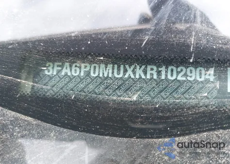 2019 Ford Fusion Hybrid Sel from USA, damaged, VIN 3FA6P0MUXKR102904